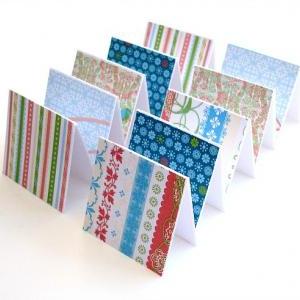 Assorted Ultra Mini Notecards Set Of 10