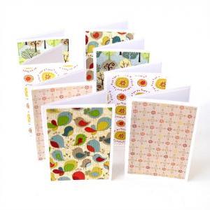 Assorted Mini Note Cards Blank Handmade Cards Set..