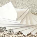 White Mini Envelopes Handmade Mini Envelopes Set..