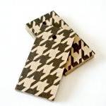 Houndstooth Kraft Tags Gift Tags Packaging Tags..