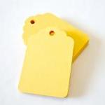 Yellow Merchandise Tags Gift Tags Diy Packaging..