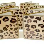 Leopard Print Blank Mini Note Cards Gift Notes Set..