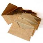 Mini Kraft Envelopes Miniature Envelopes Handmade..