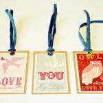 Love Tags Valentine Tags Gift Tags Embellishment I..