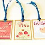 Love Tags Valentine Tags Gift Tags Embellishment I..